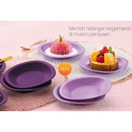 Tupperware Purple Royale Plate pinggan kuih muih kecil