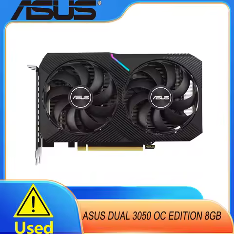 ASUS DUAL Fan GeForce RTX3050-O8G PCIE 4.0 8GB GDDR6 Memory Graphic Card