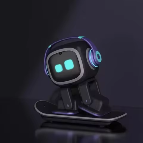 EMO Tuya Intelligent AI Robots Emotional Support Interactive Desktop Voice Recognition EMO Go Home R