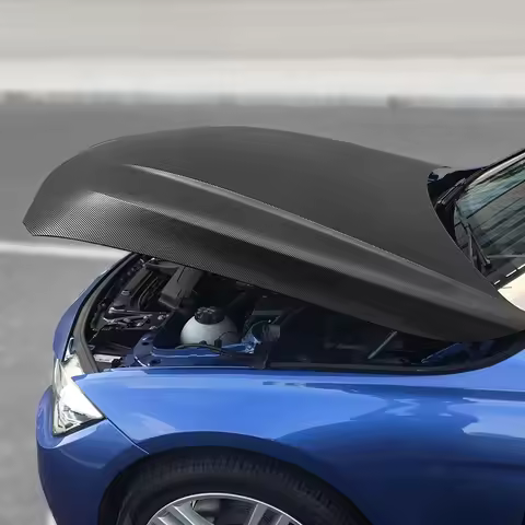 Black 4D Carbon Fiber Vinyl Film Car Styling Wrap Paper Roll, DIY Car Hood Roof Color Change Film, C