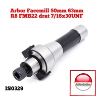 Arbor facemill R8 FMB22 7/16x20UNF milling knife arbor nantong SM3 arbor facemill 50mm 63mm