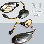 X-1 Carbon Gold Mirror