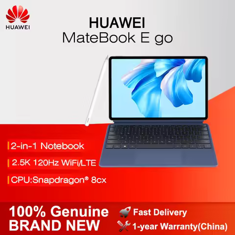 HUAWEI MateBook E Go 12.35 Inch WiFi/LTE 8GB/16GB 256/512GB/1T Snapdragon 8cx Touchscreen 120Hz Lapt