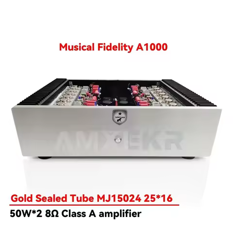 AMXEKR 50w*2 Reference Musical Fidelity A1000 Class A Power Amplifier ON Transistor MJ15024 25 High 