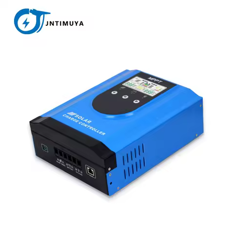 JNTIMUYA 60A 80A 100A mppt solar charge controller 240v charge AGM Gel lithium battery wall mount mp