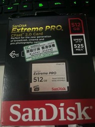 sandisk extreme pro cfast 2.0 card 512gb