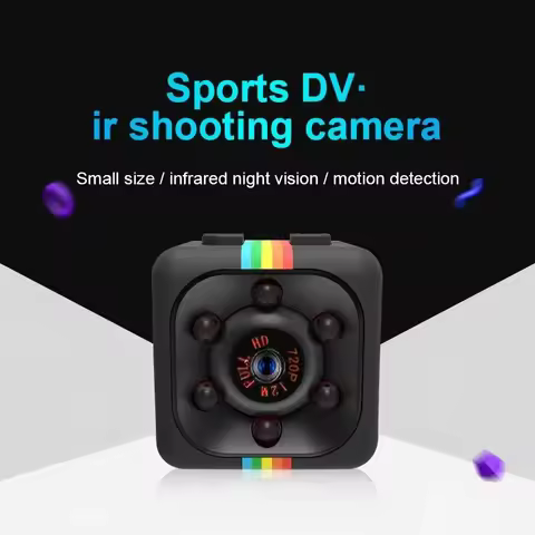 Lenovo Mini Camera 1080PHD Small Nanny Camera Video Voice DV Recorder Outdoor Sports Small Camera Co