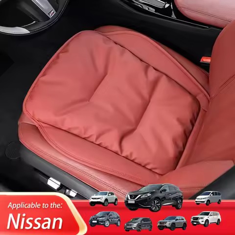 Car Seat Cushion Luxury Leather Support Pad High Rebound Sponge Seat Cover For Kia Patrol NV200 Era 