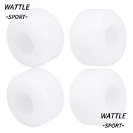 WATTLE 4Pcs/Set Skateboard Replacement Wheels, 78-85A Hardness PU Skateboard Wheels, Durable High El
