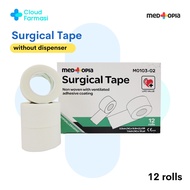 [Cloud Farmasi] [[Box]] Medtopia 1 inch x 10 Yard Surgical Tape (without Dispenser)