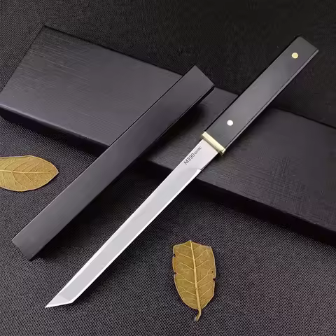 1/2/3-piece set of stainless steel fruit knives, outdoor small fixed straight-edge knives, high-end 