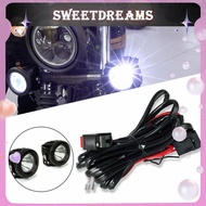 Car Wire Kit Harness Sport Light Motorcycle Fog Lamp Fog Light Cable Wiring Wayer Lampu Kereta Motor