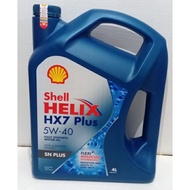 oli shell helix hx7 plus 5w40 fully syntetic original 4 liter