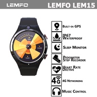 LEMFO LEM15 4G Smart Watch 128GB ROM  2021 Dual Cameras Smartwatch GPS Helio P22 Chip Android 10.7 smart watch for women for men smart band lem 15