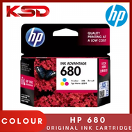 HP 680 BLACK INK / TRI COLOR COLOUR INK CARTRIDGE ORIGINAL HP680 - F6V27AA/F6V26AA