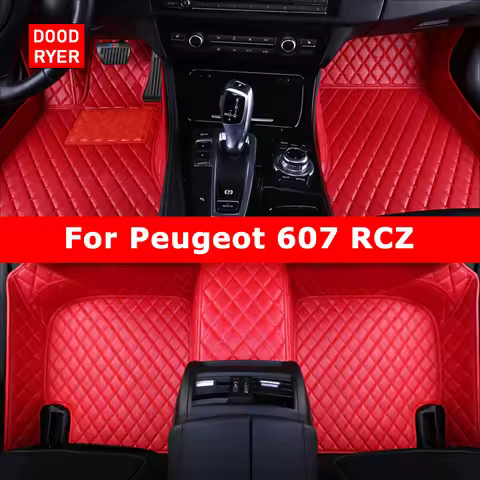 DOODRYER Custom Car Floor Mats For Peugeot 607 RCZ Auto Carpets Foot Coche Accessorie