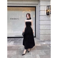 CYN Dress with flared strapless party Dress with joker collar