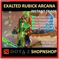 Consoles☊♠✸SnS DOTA 2 Rubick Arcana Exalted The Magus Cypher Full Unlocked Set Immortal Shoulder Cru