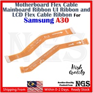 Motherboard Flex Cable Mainboard Ribbon UI Ribbon and LCD Flex Cable Ribbon For Samsung Galaxy A30