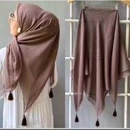 Quarters 4 BEAUTIFUL SWAROVSKI PEARL JAMBULH HIJAB NEW COLLECTION