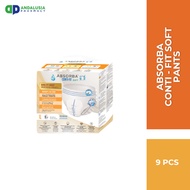 ABSORBA  CONTI - FIT SOFT PANTS  L/9PCS