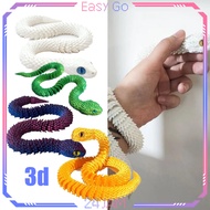 3D Snake Toy 30cm Multi-Sendi Snake Toy Motion Snake Ornament Snake Toy