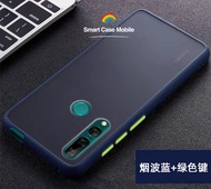 Case Huawei Y9Prime 2019 เคสกันกระแทก ปุ่มสีผิดด้าน ขอบนิ่มหลังแข็ง เคส Huawei Y9Prime