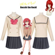 Delightful Bocchi The Rock Kita Ikuyo Cosplay Costume With Carnival Wig For
