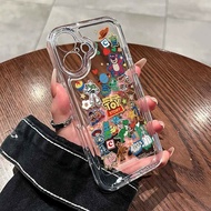 Nine nine case Realme 5 8 10 11 12 13 C25 C21 C30 C31 C33 C53 C55 C67 C75 Fun cartoon bear pattern t