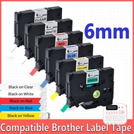 6mm TZe211 Label Tap Compatible Brother Label Tape for PT-E100 PT- D210 PT-D400 PT-D450 PT-D600 PT-P