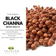 Organic Black Channa or Brown Chickpeas