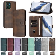 For HMD Pulse+ Leather Wallet Phone Case For HMD Pulse Pro Case HMD Pulse Plus Case Simple Lines Pla