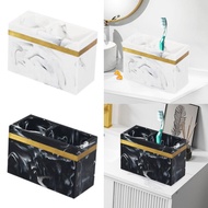 [trdfdv] Toothbrush Holder, Makeup Brush Holder, 2 Compartments, Multifunctional