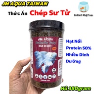 Thức Ăn Cho Cá Chép Sư Tử JM AQUA TAIWAN PLUS (Hủ 380gram) Hạt Nổi