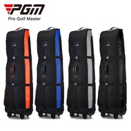 PGM Golf Travel Bag Golf Aviation Bag Thickened with Chassis Flight Check Bag Foldable with Wheels H