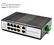 Full Gigabit Industrial Switch 8 Port + 2 Gigabit Uplink