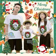 &COD cotton 1 Christmas Festival Party Team shirt Red 2026 Family Round Neck t-shirt 92