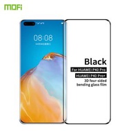 全城熱賣 - 適用於 華為P40 Pro / P40Pro+ 莫凡 3D熱彎防爆全屏覆蓋鋼化玻璃膜（黑色）