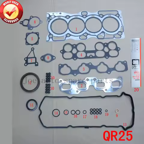 QR25DE Engine complete Full gasket set kit for Nissan X-Trail Sentra Altima 2.5L 2488cc 2001- 502408