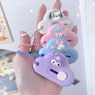 Cute Cartoon Sanrio Mini Cloud Parcel Cutter Kuromi Retractable knife School Knife