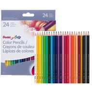 PENTEL COLOUR PENCIL 24 COLOUR
