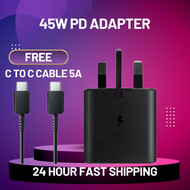 45W PD Super Fast Charger 3.0 - Power Delivery USB C Charger for iPhone Samsung Xiaomi - 80% in 30 M