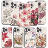 Phone Case For RENO 11F 12F 10 Pro 12 11 Pro 7Z 8Z 5Z 6Z 5 6 5G 2F 2Z cover Vintage Y2K Flowers rose