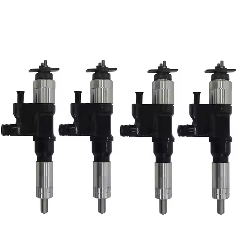 4PCS Fuel Injectors 0950005471 For Hitachi Crawler Excavator ZX200-3-HCMC ZX200-3F ZX210-3-AMS With 