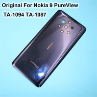 For Nokia 9 Pureview Battery Cover Rear Door Housing Case Nokia 9 N9 TA-1094 TA1087 Back Glass Housi