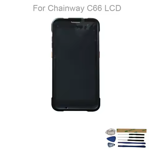 5.45 Inches For Chainway C66 LCD Display With Touch Screen Digitizer Assembly