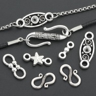 50pcs 32g Zinc Alloy S-hook Double for Ring Star Charm Connectors for Diy Bracelet Necklace Jewelry 