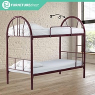 Furniture Direct MATSON heavy duty metal double decker metal bunk bed katil 2 tingkat