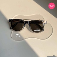 CANAAN แว่นกันแดดคลิปออน Q5258 ป้องกันแสงแดด กรอบบลูออโต้ ใส่ได้ทุกเพศ ทุกโอกาส (มีปลายทาง)