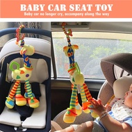 Baby Giraffe Hanging Toy: 3-6-12 months, 1-2-3 years old toy for car seat, crib, stroller Rattle pen